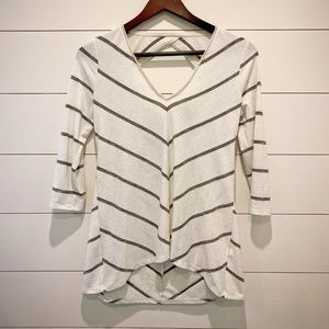 White House Black Market Backless Shirt